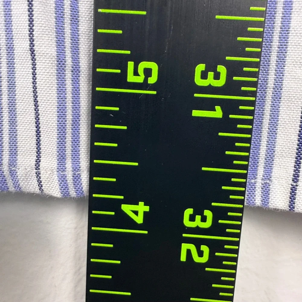 Polo Ralph Lauren‎ Button Down Men 16.5 Blue White Striped Regent Classic Fit